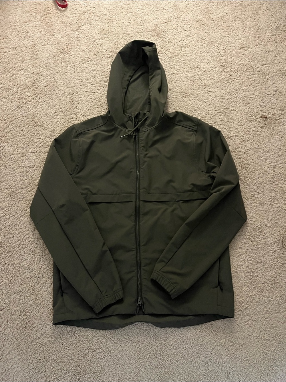 Men's Olive Green Hooded Jacket